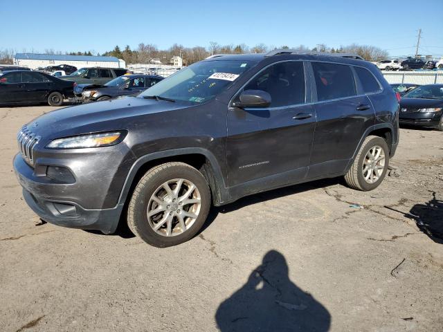 1C4PJLCB4EW179125 - 2014 JEEP CHEROKEE LATITUDE GRAY photo 1