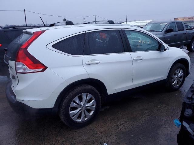 5J6RM4H74DL063217 - 2013 HONDA CR-V EXL WHITE photo 3