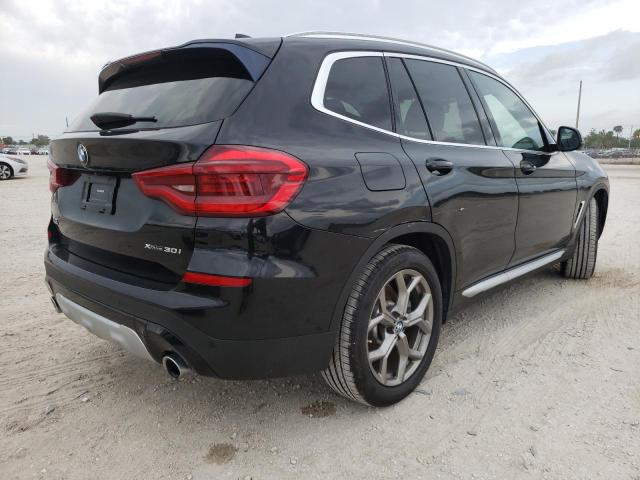 5UXTY5C0XLLT37596 - 2020 BMW X3 XDRIVE30I BLACK photo 4