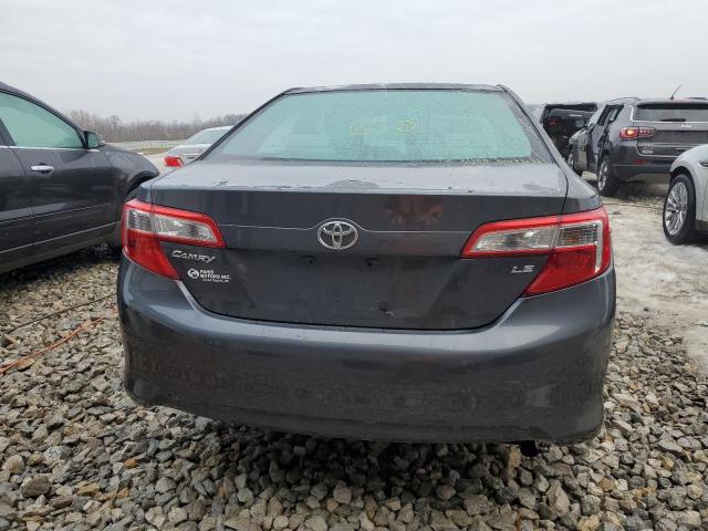 4T4BF1FK5CR223560 - 2012 TOYOTA CAMRY BASE GRAY photo 6