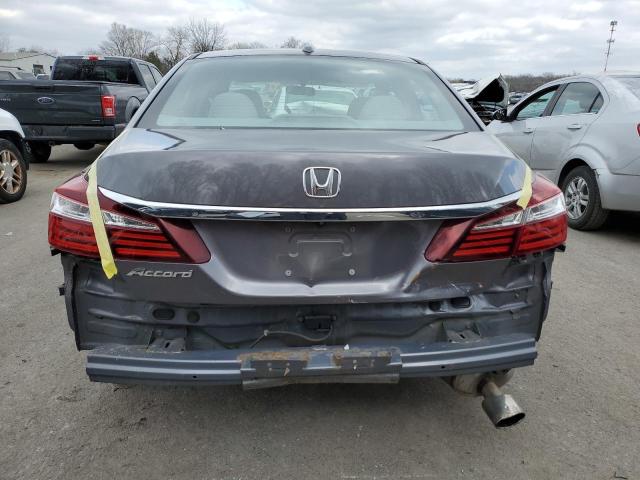 1HGCR2F77HA282213 - 2017 HONDA ACCORD EX BLUE photo 6