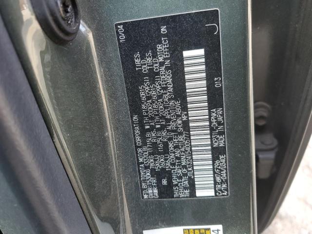 JTLKT324154005777 - 2005 TOYOTA SCION XB Graphit Foto 13