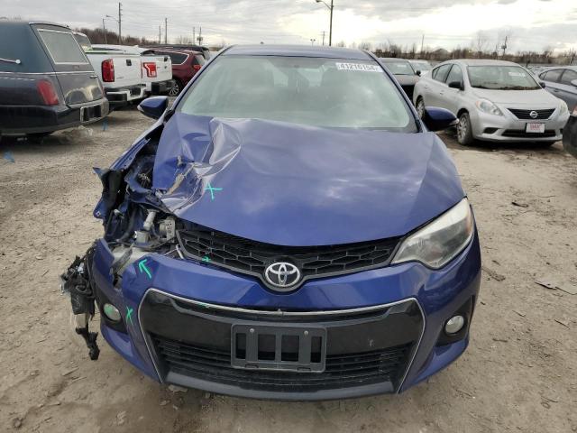 2T1BURHE0GC730752 - 2016 TOYOTA COROLLA L BLUE photo 5