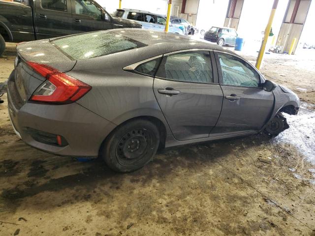 2HGFC2F66LH534470 - 2020 HONDA CIVIC LX GRAY photo 3