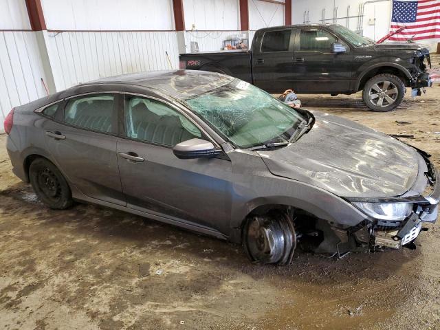 2HGFC2F66LH534470 - 2020 HONDA CIVIC LX GRAY photo 4