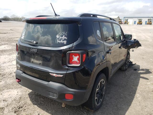 ZACCJBCB7HPG09580 - 2017 JEEP RENEGADE TRAILHAWK BLACK photo 4