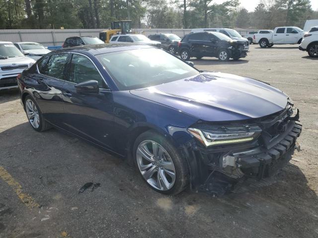 19UUB5F42MA010856 - 2021 ACURA TLX TECHNOLOGY 蓝色 照片 4