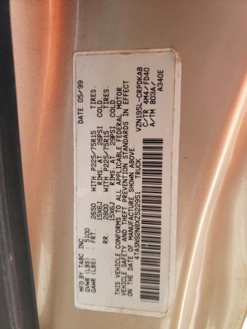 4TASN92N8XZ522951 - 1999 TOYOTA TACOMA XTRACAB PRERUNNER თაფლისფერი ფოტო 13