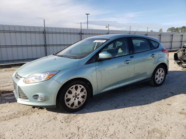 1FAHP3K24CL224573 - 2012 FORD FOCUS SE TURQUOISE photo 1