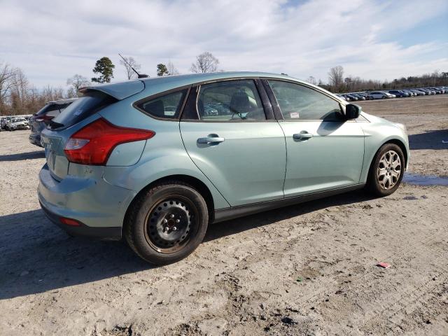 1FAHP3K24CL224573 - 2012 FORD FOCUS SE TURQUOISE photo 3