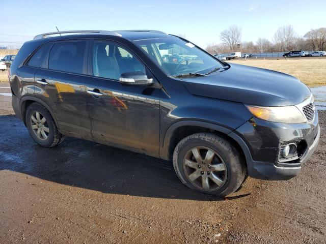 5XYKT3A60DG421592 - 2013 KIA SORENTO LX BLACK photo 4