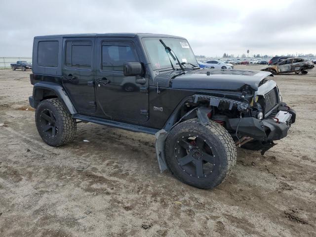 1J4GB59147L160628 - 2007 JEEP WRANGLER SAHARA BLACK photo 4