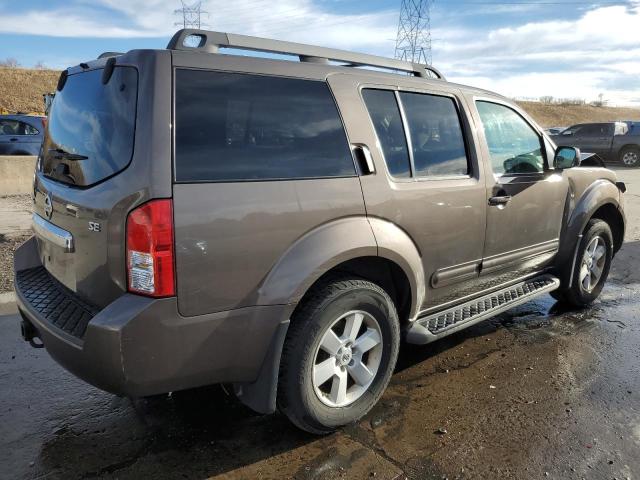 5N1AR18B28C611210 - 2008 NISSAN PATHFINDER S BROWN photo 3