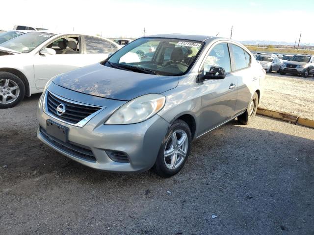 3N1CN7AP1DL858530 - 2013 NISSAN VERSA S GRAY photo 1