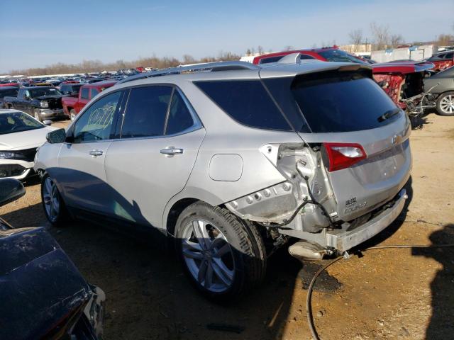 2GNAXVEV8J6310852 - 2018 CHEVROLET EQUINOX PREMIER SILVER photo 2