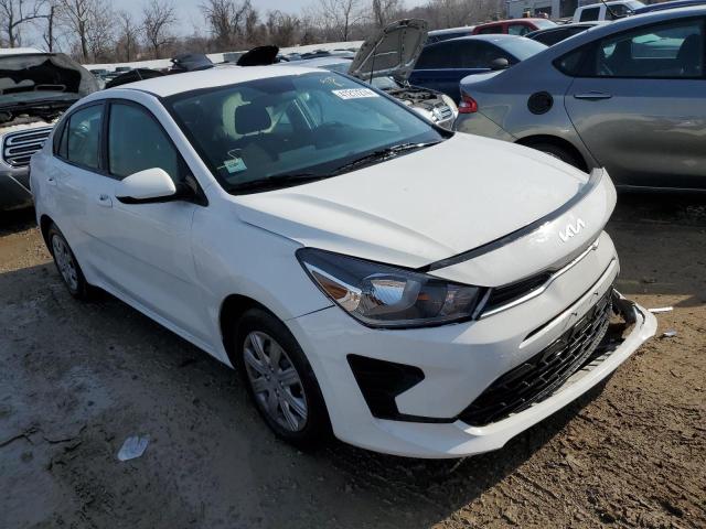 3KPA24AD3NE509120 - 2022 KIA RIO LX WHITE photo 4