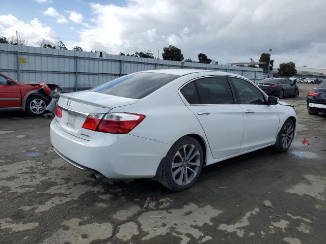 1HGCR2F54FA128330 - 2015 HONDA ACCORD SPORT WHITE photo 3