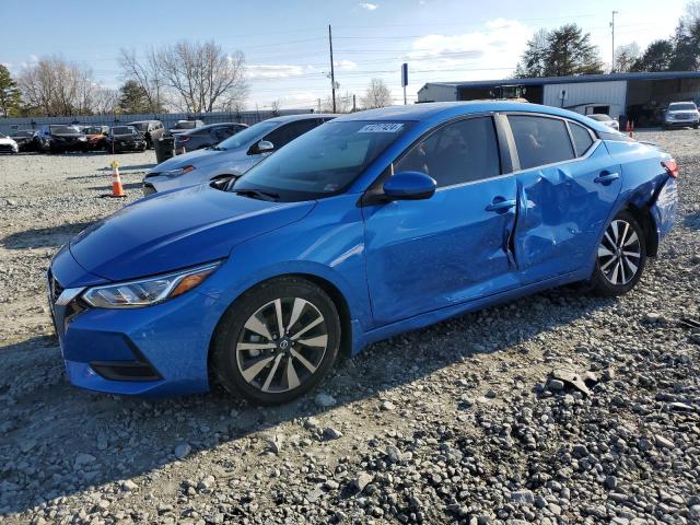 3N1AB8CV3NY291503 - 2022 NISSAN SENTRA SV BLUE photo 1