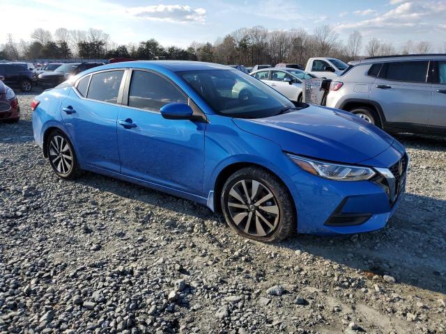 3N1AB8CV3NY291503 - 2022 NISSAN SENTRA SV BLUE photo 4