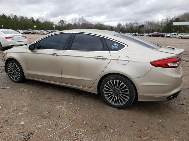 3FA6P0D98JR241570 - 2018 FORD FUSION TITANIUM/PLATINUM BEIGE photo 2