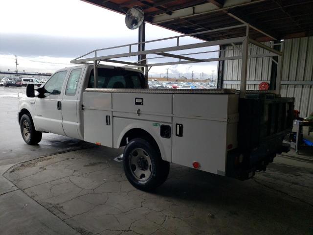 1FDSX34P05EC58120 - 2005 FORD F350 SRW SUPER DUTY WHITE photo 2