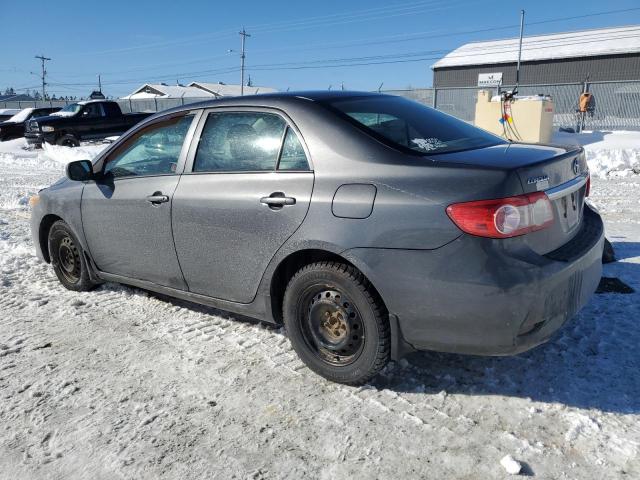 2T1BU4EE1CC829100 - 2012 TOYOTA COROLLA BASE GRAY photo 2