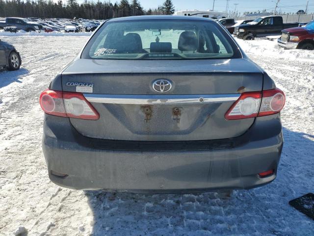 2T1BU4EE1CC829100 - 2012 TOYOTA COROLLA BASE GRAY photo 6