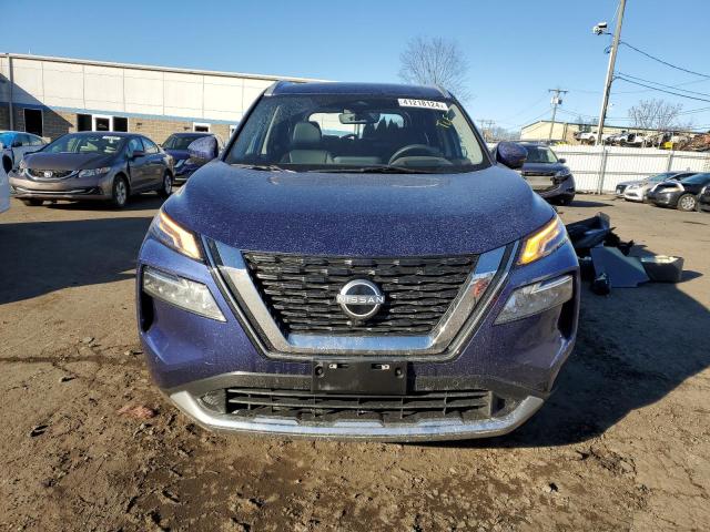 JN8BT3DD6PW301754 - 2023 NISSAN ROGUE PLATINUM BLUE photo 5