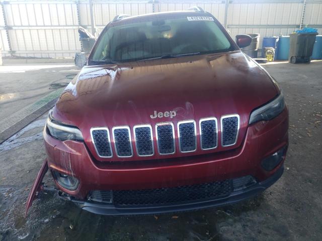 1C4PJLLB4KD331587 - 2019 JEEP CHEROKEE LATITUDE PLUS RED photo 5