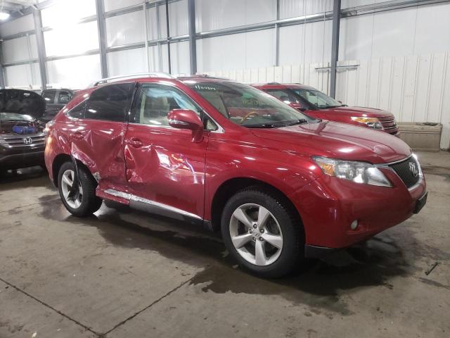 2T2BK1BA2CC125697 - 2012 LEXUS RX 350 RED photo 4