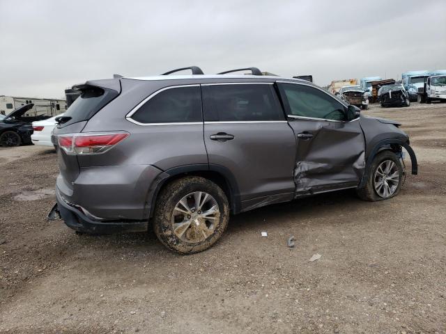 5TDKKRFH6FS054719 - 2015 TOYOTA HIGHLANDER XLE Grafit foto 3