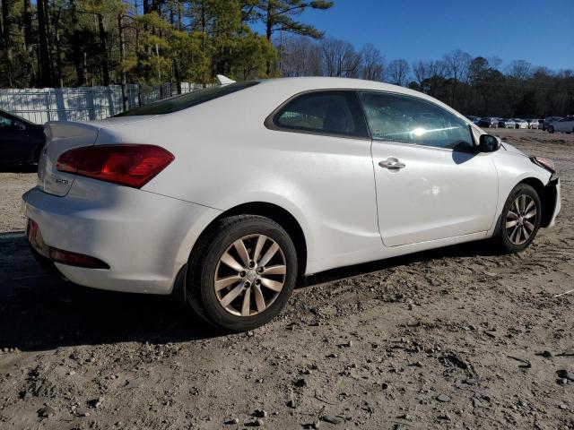 KNAFX6A8XE5236191 - 2014 KIA FORTE EX WHITE photo 3