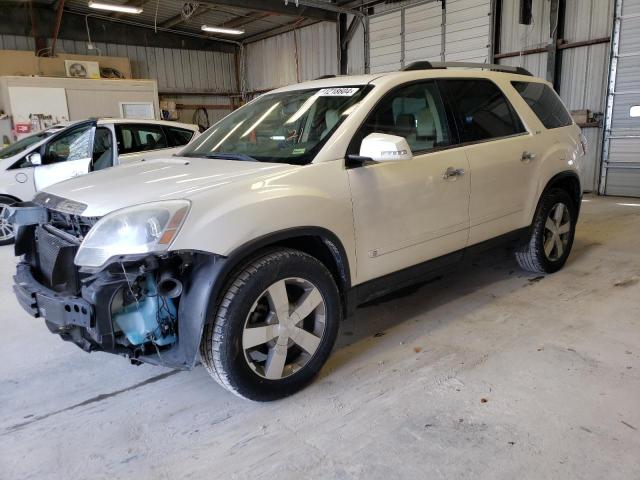 1GKLRMED3AJ124317 - 2010 GMC ACADIA SLT-1 WHITE photo 1