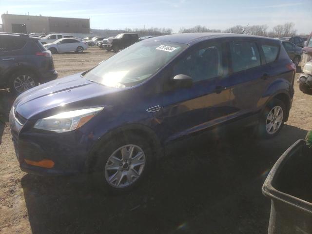 1FMCU0F72DUA71877 - 2013 FORD ESCAPE S BLUE photo 1