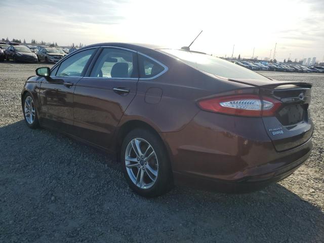 3FA6P0SU8FR214609 - 2015 FORD FUSION TITANIUM PHEV BURGUNDY photo 2