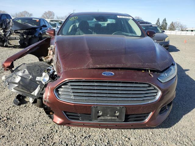 3FA6P0SU8FR214609 - 2015 FORD FUSION TITANIUM PHEV BURGUNDY photo 5