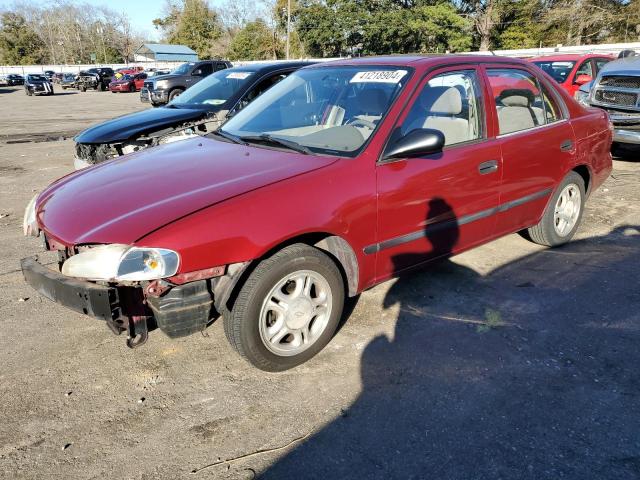 1Y1SK52891Z435823 - 2001 CHEVROLET GEO PRIZM BASE RED photo 1