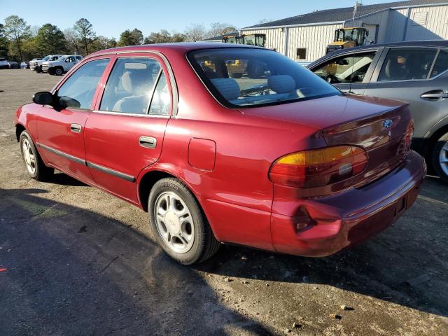 1Y1SK52891Z435823 - 2001 CHEVROLET GEO PRIZM BASE RED photo 2