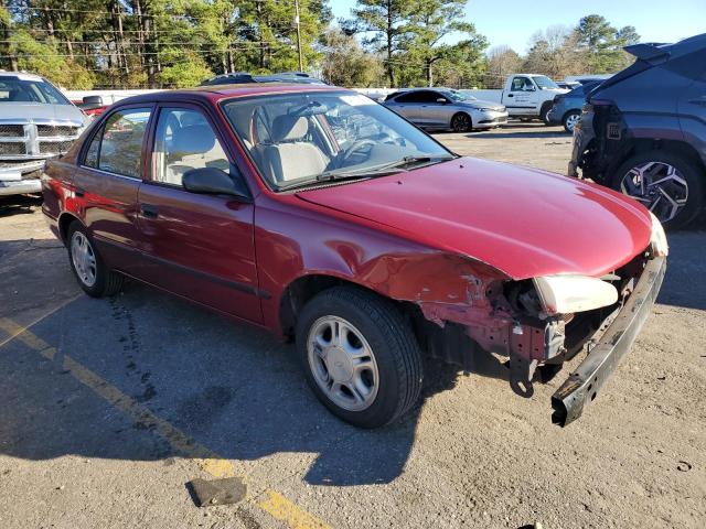 1Y1SK52891Z435823 - 2001 CHEVROLET GEO PRIZM BASE RED photo 4