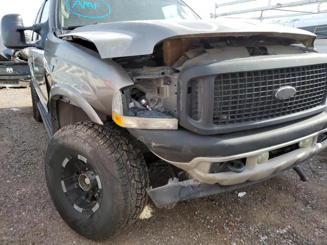 1FMNU42S33EA81210 - 2003 FORD EXCURSION LIMITED GRAY photo 9