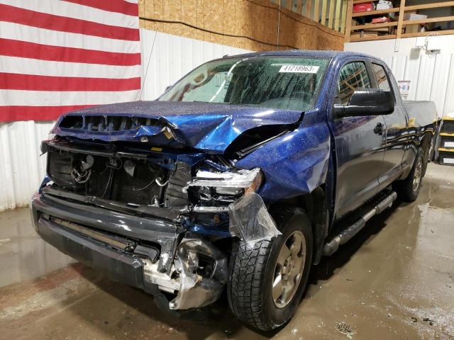 5TFUY5F19FX459440 - 2015 TOYOTA TUNDRA DOUBLE CAB SR/SR5 BLUE photo 1