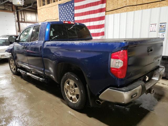 5TFUY5F19FX459440 - 2015 TOYOTA TUNDRA DOUBLE CAB SR/SR5 BLUE photo 2
