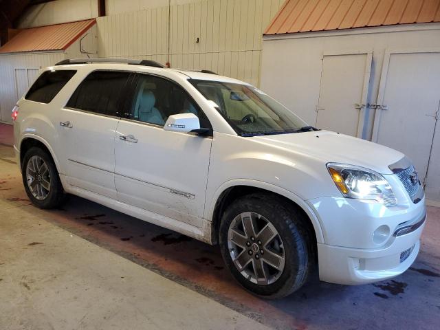 1GKKVTED4BJ298139 - 2011 GMC ACADIA DENALI WHITE photo 4