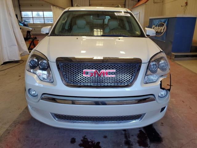 1GKKVTED4BJ298139 - 2011 GMC ACADIA DENALI WHITE photo 5