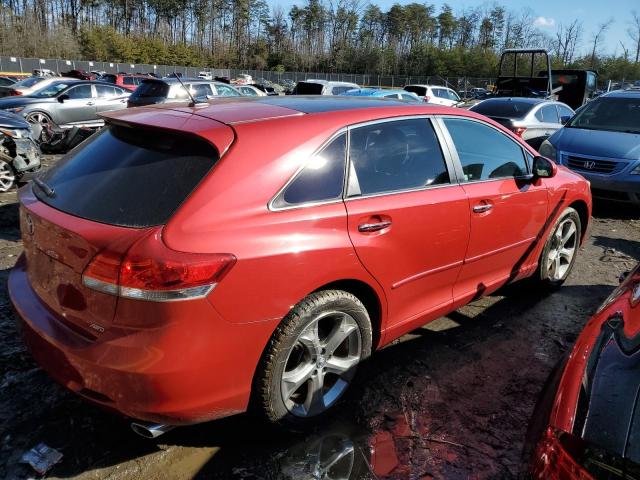 4T3BK3BB4BU049770 - 2011 TOYOTA VENZA RED photo 3