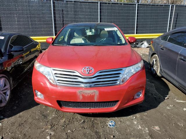 4T3BK3BB4BU049770 - 2011 TOYOTA VENZA RED photo 5