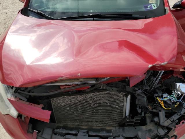 KNAFX4A88F5307376 - 2015 KIA FORTE EX RED photo 11