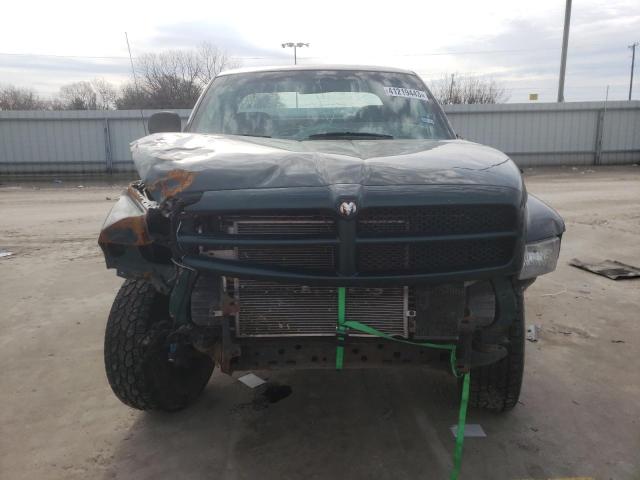 1B7KF23651J232107 - 2001 DODGE RAM 2500 GREEN photo 5