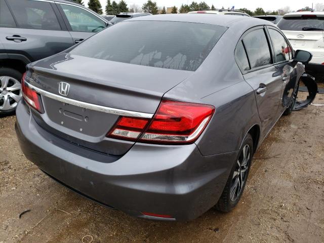 19XFB2F88FE004844 - 2015 HONDA CIVIC EX GRAY photo 4