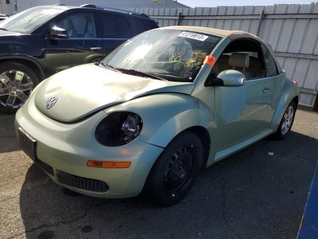 3VWRG31YX7M409748 - 2007 VOLKSWAGEN NEW BEETLE GREEN photo 1